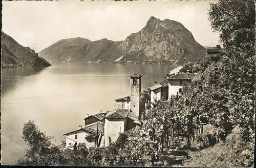 Gandria Lago di Lugano e Monte San Salvatore Kat. Gandria