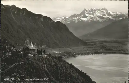 Glion Lac Leman et Dents du Midi Kat. Glion