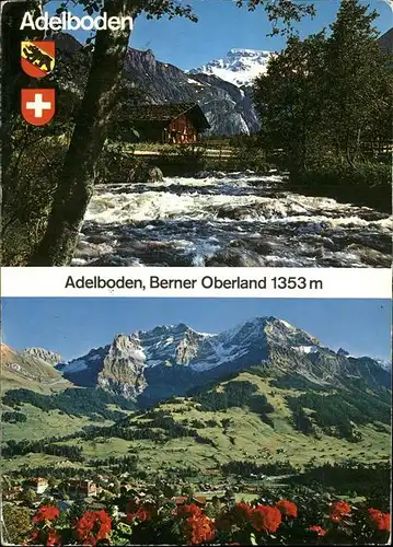 Adelboden BE Berner Oberland Panorama Kat. Adelboden