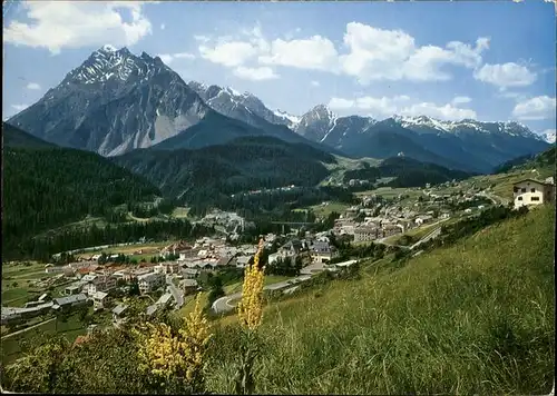 Scuol Scuol Tarasp Vulpera mit Pisocgruppe Kat. Scuol