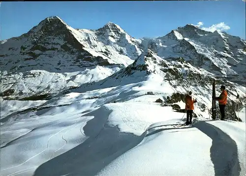 Maennlichen Eiger Moench Jungfrau und Tschuggen Kat. Maennlichen