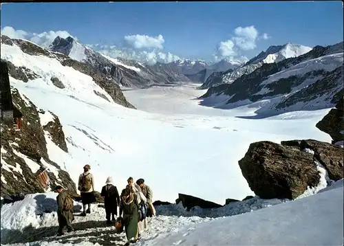 Jungfraujoch Aletschgletscher Kat. Jungfrau