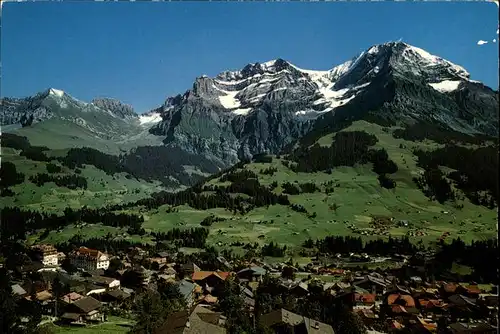 Adelboden BE Panorama Berner Oberland Kat. Adelboden