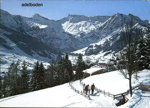 Adelboden BE Der Hoernliweg bei Adelboden Steghorn Wildstrubel Fitzer Kat. Adelboden