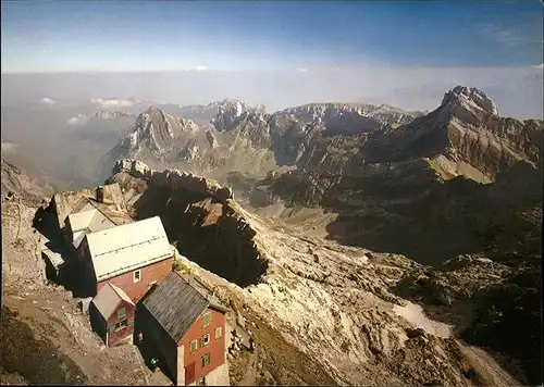 Saentis AR Berggasthaus mit Alpenpanorama Kat. Saentis