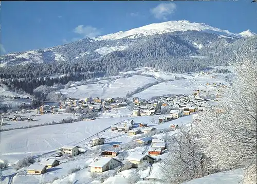 Flims Dorf mit Crap San Gion Kat. Flims Dorf