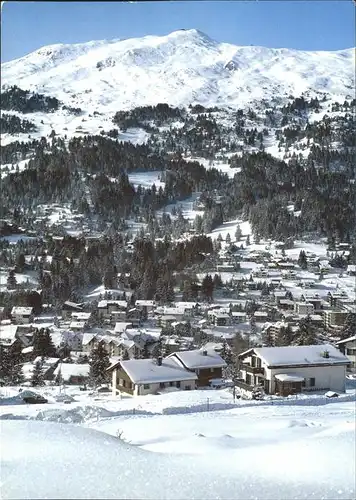 Lenzerheide Valbella mit Piz Scalottas