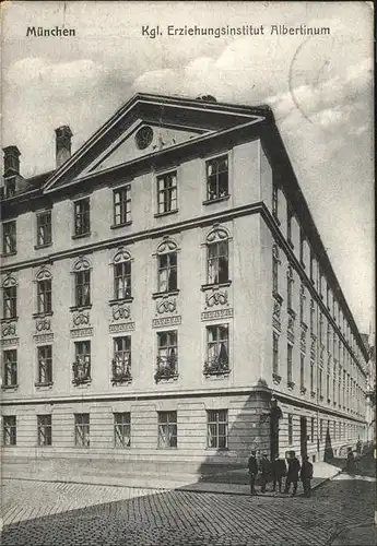 Muenchen Kgl. Erziehungsinstitut Albertinum Kat. Muenchen