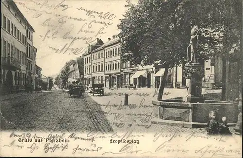 Pforzheim Leopoldsplatz Kat. Pforzheim