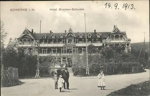 Schierke Harz Hotel Brocken Scheideck / Schierke Brocken /Harz LKR
