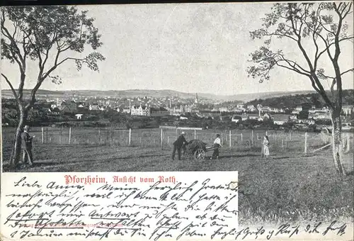 Pforzheim Ansicht vom Roth Kat. Pforzheim