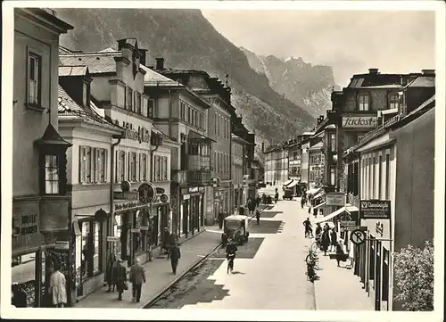 Bad Reichenhall Ludwigstrasse mit Reiteralpe Kat. Bad Reichenhall