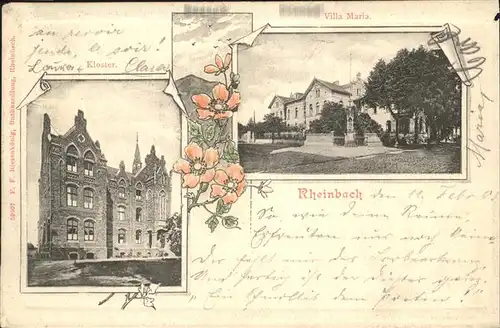 Rheinbach Kloster Villa Maria Kat. Rheinbach