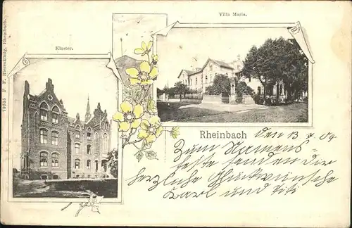 Rheinbach Kloster Villa Maria Kat. Rheinbach