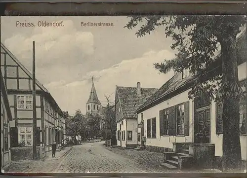 Preussisch Oldendorf Berlinerstrasse Kirche Kat. Preussisch Oldendorf