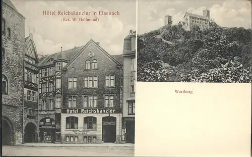 Eisenach Thueringen Wartburg Hotel Reichskanzler Kat. Eisenach