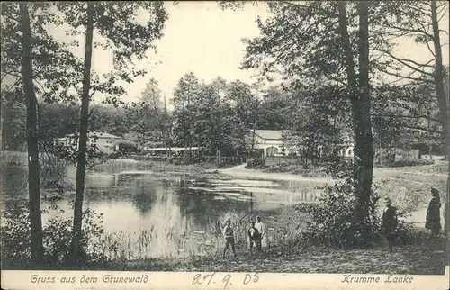 Grunewald Berlin Krumme Lanke Kat. Berlin