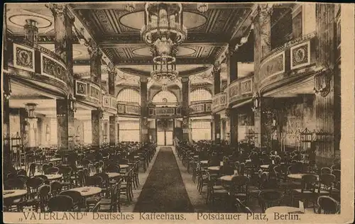 Berlin Vaterland deutsches Kaffeehaus Kat. Berlin