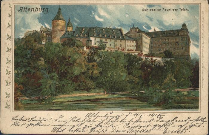Altenburg Thueringen Schloss Pauritzer Teich / Altenburg /Altenburger
