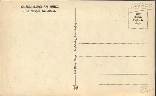 Quedlinburg Harz Sachsen Anhalt Alte Haeuser Markt Kat. Quedlinburg