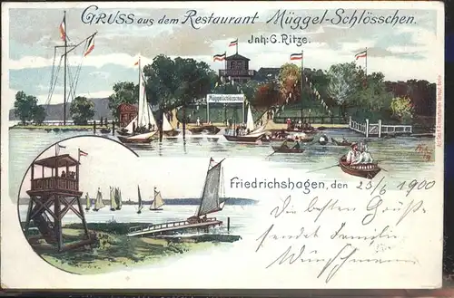 Friedrichshagen Berlin Restaurant Mueggel-Schoesschen /  /