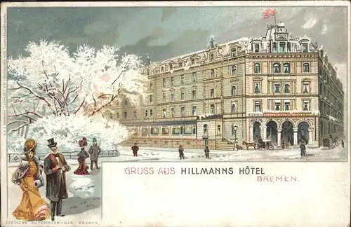 Bremen Hillmanns Hotel Kat. Bremen