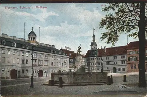 Eisenach Thueringen Schloss Rathaus Denkmal Kat. Eisenach