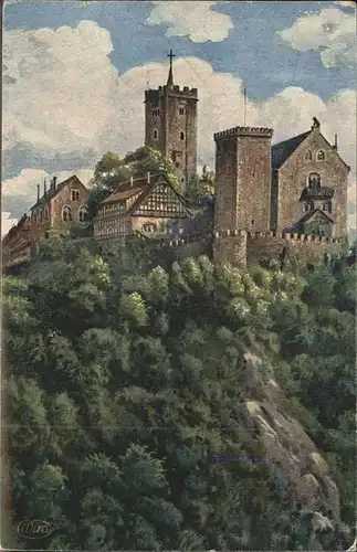 Eisenach Thueringen Wartburg Wiedemanns Kuenstlerkarte Kat. Eisenach