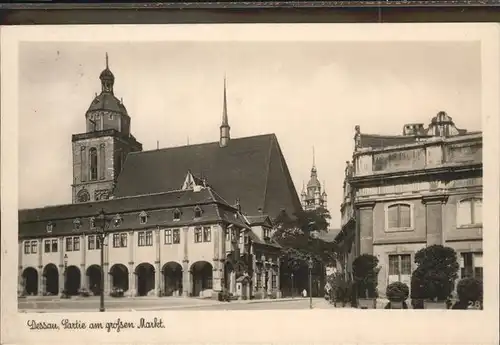 Dessau-Rosslau Partie am grossen Markt / Dessau-Rosslau /Anhalt-Bitterfeld LKR