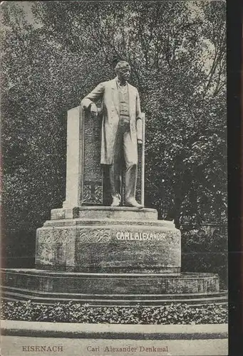 Eisenach Thueringen Carl Alexander Denkmal Kat. Eisenach