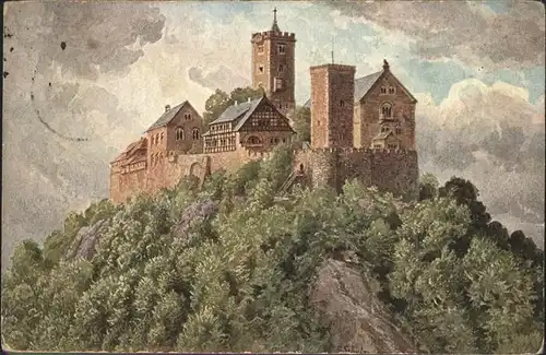 Eisenach Thueringen Wartburg Kuenstlerkarte Kat. Eisenach