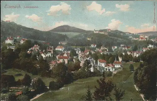 Eisenach Thueringen Panorama Johannistal Kat. Eisenach