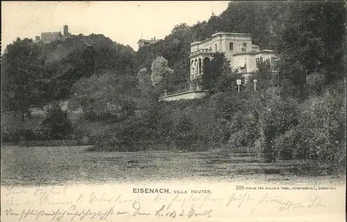 Eisenach Thueringen Villa Reuter Kat. Eisenach