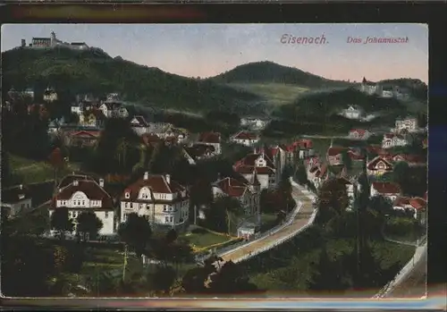 Eisenach Thueringen Johannistal mit Wartburg Kat. Eisenach