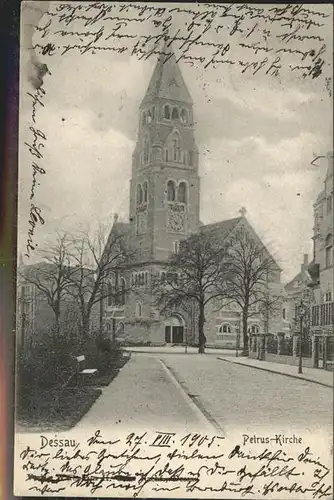 Dessau-Rosslau Petrus Kirche / Dessau-Rosslau /Anhalt-Bitterfeld LKR