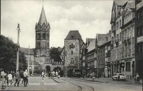 Eisenach Thueringen Nikolai Tor Kat. Eisenach