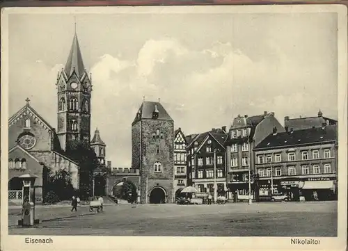 Eisenach Thueringen Das Nikolai Tor Kat. Eisenach