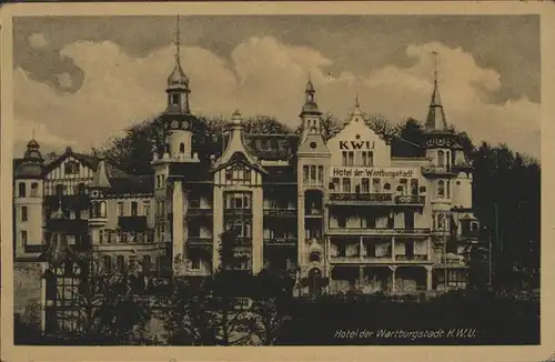 Eisenach Thueringen Hotel der Wartburgstadt KWU Kat. Eisenach