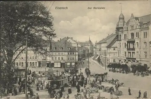 Eisenach Thueringen Partie am Marktplatz Kat. Eisenach