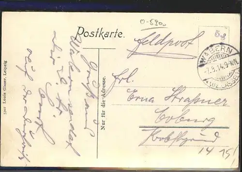 Eisenach Thueringen Kurhaus Hotel Fuerstenhof Feldpost Kat. Eisenach