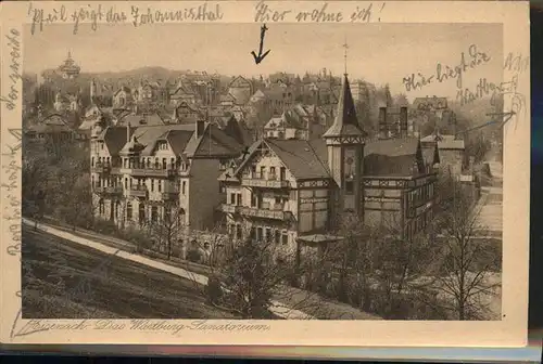 Eisenach Thueringen Wartburg Sanatorium Kat. Eisenach