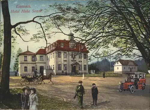 Eisenach Thueringen Partie am Hotel Hohe Sonne Kat. Eisenach