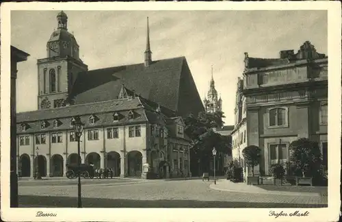 Dessau-Rosslau Grosser Markt / Dessau-Rosslau /Anhalt-Bitterfeld LKR