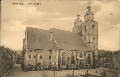 Wittenberg Lutherstadt Stadtkirche / Wittenberg /Wittenberg LKR