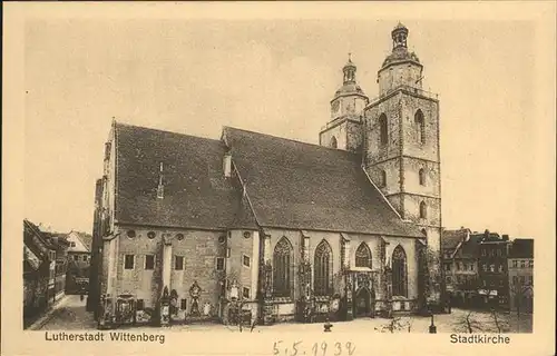 Wittenberg Lutherstadt Stadtkirche / Wittenberg /Wittenberg LKR