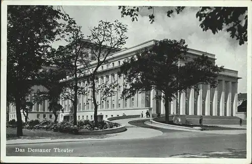 Dessau-Rosslau Das Dessauer Theater / Dessau-Rosslau /Anhalt-Bitterfeld LKR