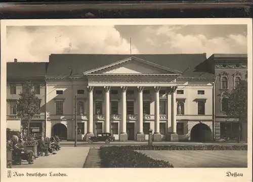 Dessau-Rosslau Motiv am alten Theater / Dessau-Rosslau /Anhalt-Bitterfeld LKR