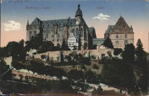 Marburg Lahn Schloss Feldpost Kat. Marburg