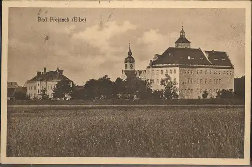 Pretzsch Elbe Schloss und Kirche Kat. Pretzsch Elbe
