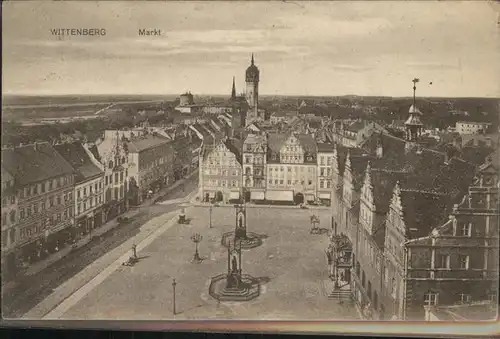 Wittenberg Lutherstadt Markt Feldpost / Wittenberg /Wittenberg LKR